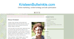 Desktop Screenshot of kristeenbullwinkle.com